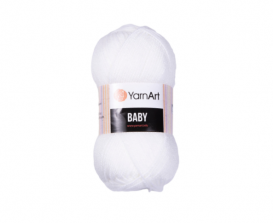Yarn YarnArt Baby 501 White